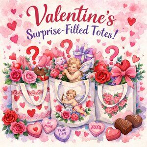 BUY NOW Valentine's Surprise-Filled Totes!